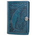 Large Leather Journal - Whale in Sky Blue