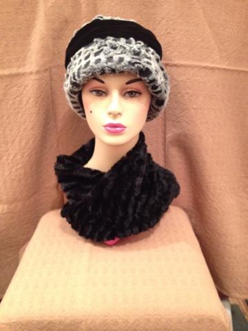 Snow Owl Luxury Faux Fur Ana Cloche Style Hat