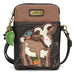 Goat A CellPhone Crossbody in Dark Brown by Chala