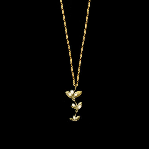 Spring Vine 16 Inch Adjustable Pendant Necklace by Michael Michaud