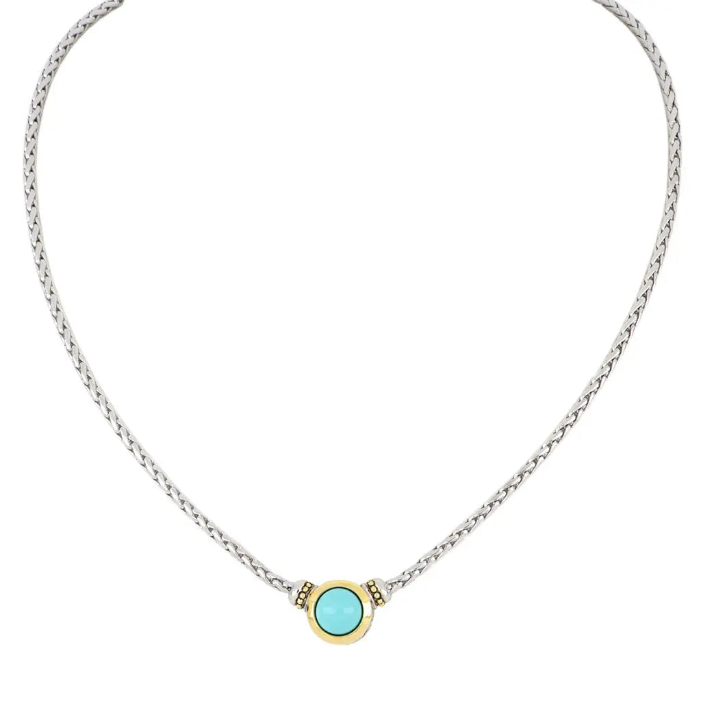 Pérola Collection - Turquoise 16 Inch Necklace by John Medeiros