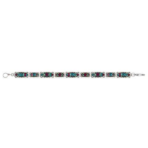 Blue Zircon Sparkle Thin Bracelet by Firefly Jewelry