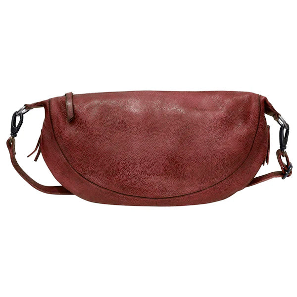 Callie Leather Sling and Crossbody in Oxblood