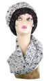 Rosebud In Black Luxury Faux Fur Neck Warmer