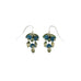 Blueberry Wire Drop Earrings by Michael Michaud