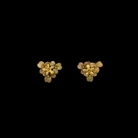 Wood Sorrel Post Earrings by Michael Michaud