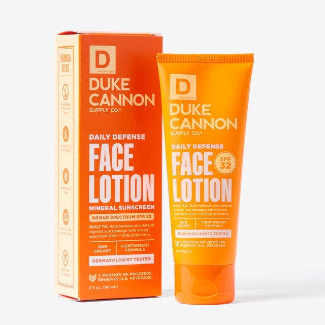 DAILY DEFENSE FACE LOTION MINERAL SUNSCREEN by DUKE CANNON