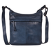 Kerry Leather Crossbody in Indigo