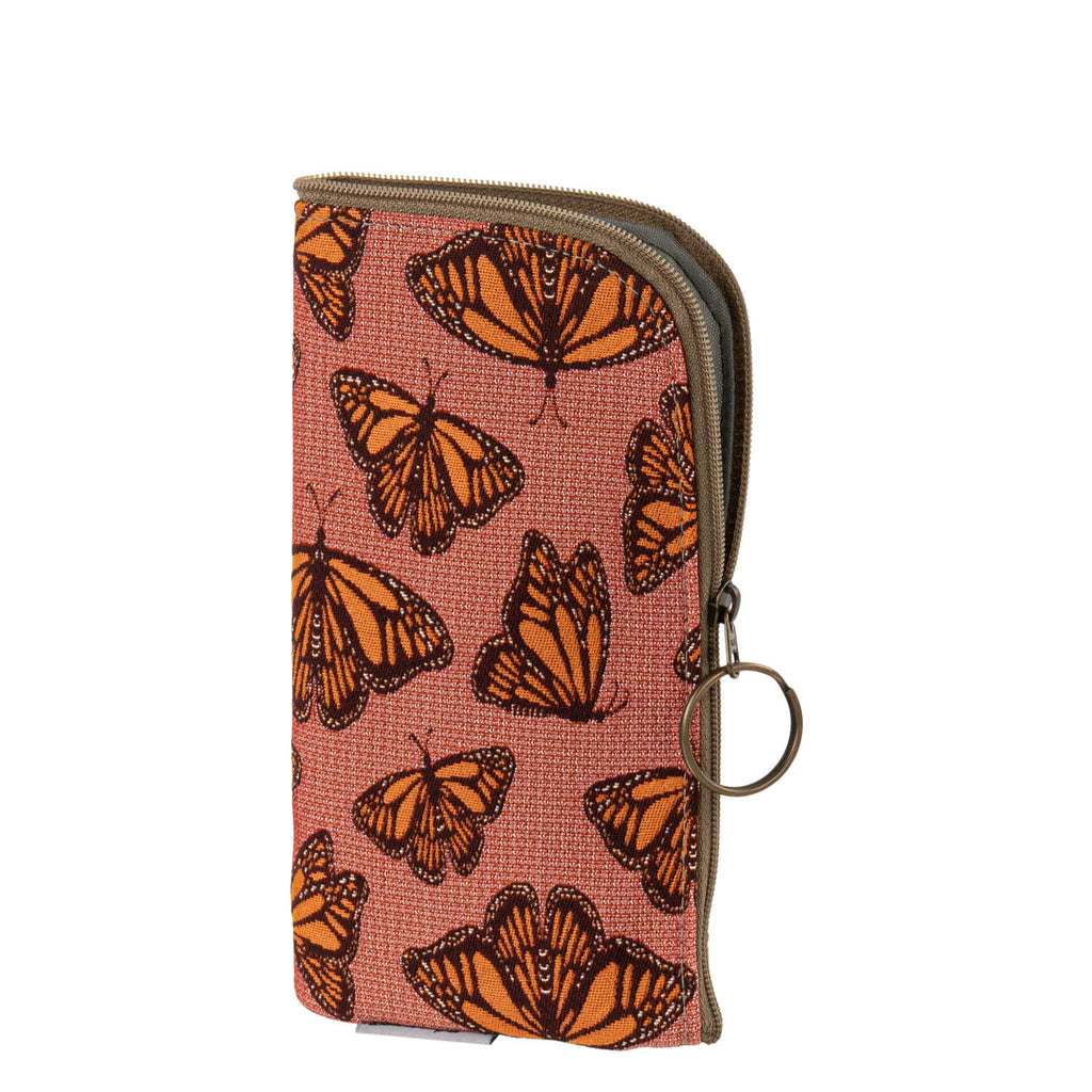 Maruca Zip Pouch in Monarch Rose