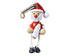 Santa with Christmas Tree Handcrafted Wooden Jumpie
