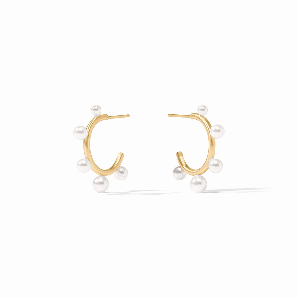 Hydra Stone Pearl Hoop by Julie Vos