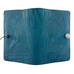 Large Leather Journal - Dragonfly Pond in Blue
