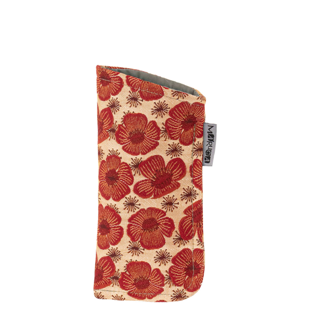 Maruca Eye Glass Case in Poppy Love