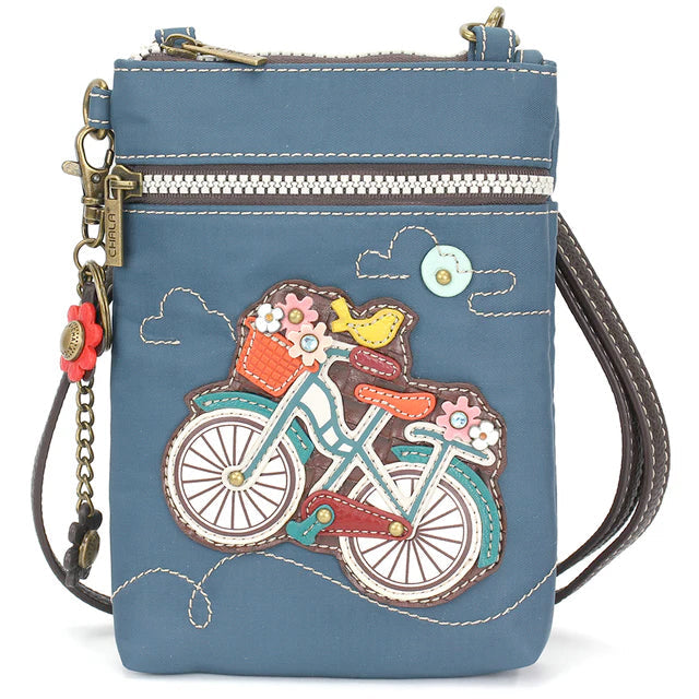 Bicycle Cellphone Crossbody RFID in Turquoise