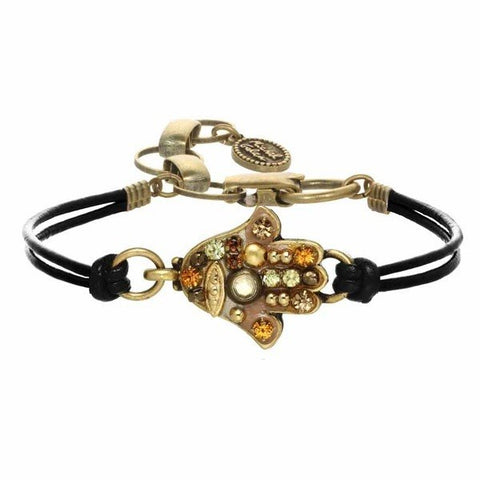 Multi Gold Small Hamsa Bracelet