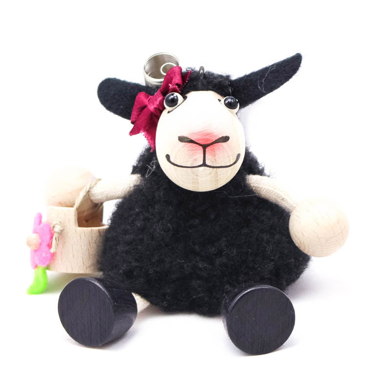 Lambgirl Black Handcrafted Wooden Jumpie