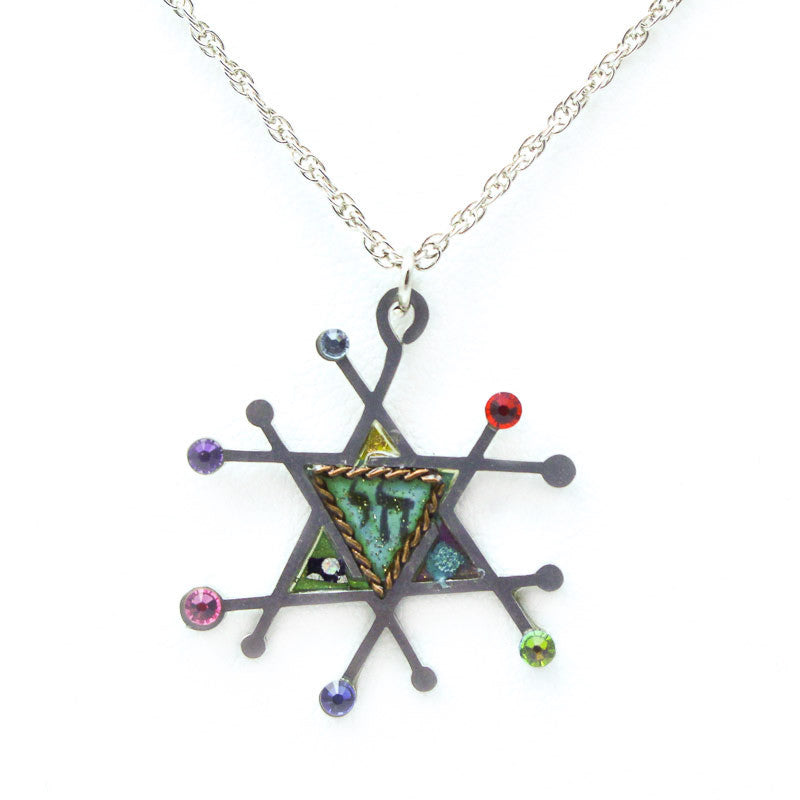 Full of Life Star and Chai Necklace