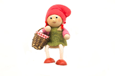 Girl with Basket Sitting