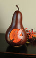 Silhouette Maple Leaf Small Lit Gourd