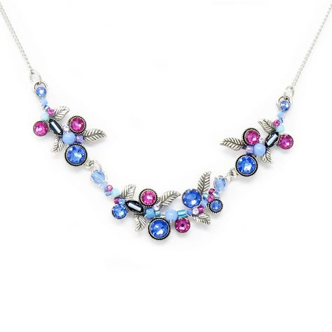 Sapphire Scallop Necklace by Firefly Jewelry
