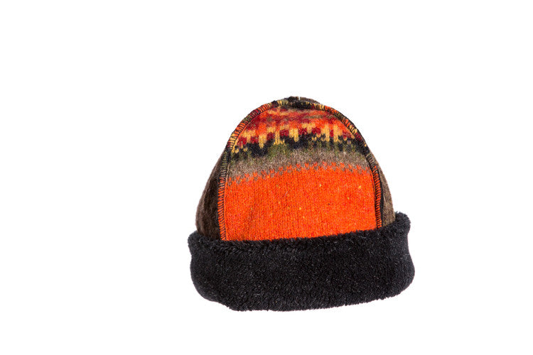 Wool Seamed Hat in Fall