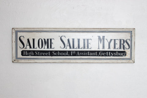 Salome "Sallie" Myers, Teacher-Principal Americana Art