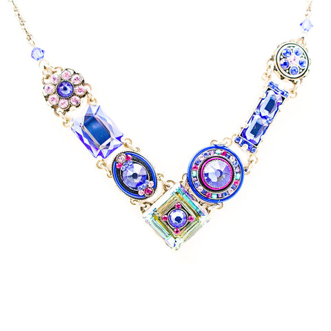 Sapphire La Dolce Vita V Necklace by Firefly Jewelry