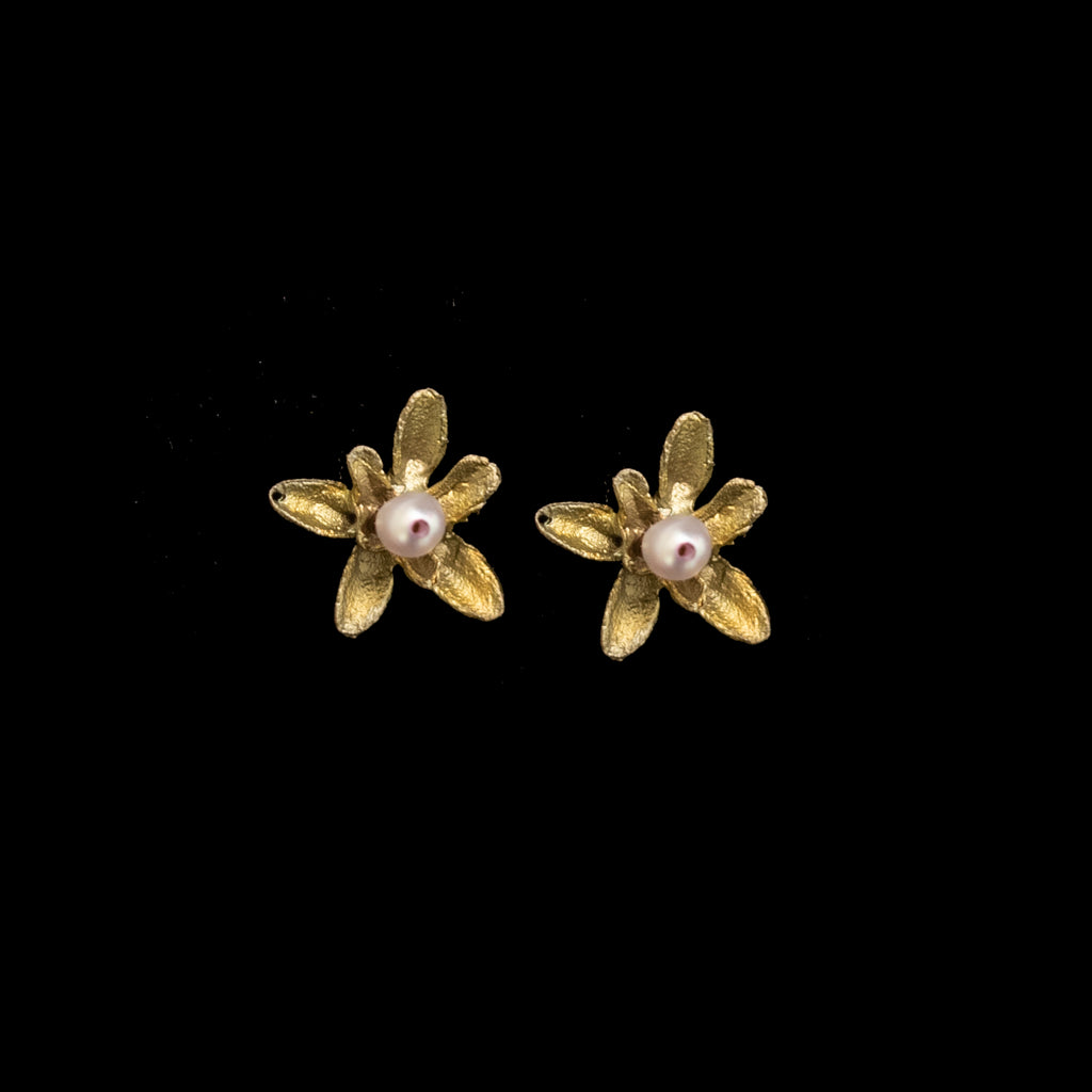 Flowering Thyme Stud Post Earring By Michael Michaud