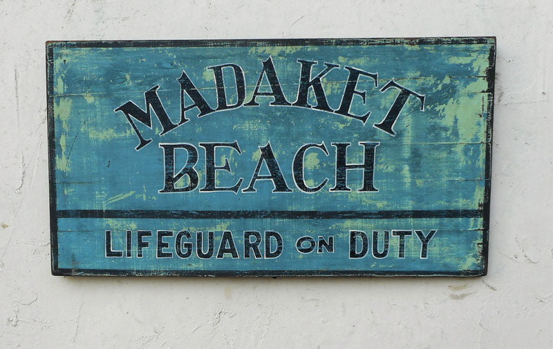 Madaket Beach Lifeguard on Duty Americana Art