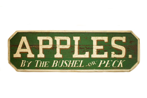 Apples by the Bushel or Peck Americana Art