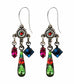 Multi Color Mini Chandelier Earrings by Firefly Jewelry