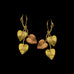 Sweet Potato Vine Dangle Earrings By Michael Michaud