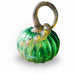 Handblown Glass Pumpkin in Jewel Tone Kelly Green