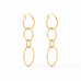 Simone 3-in-1 Earring Gold by Julie Vos