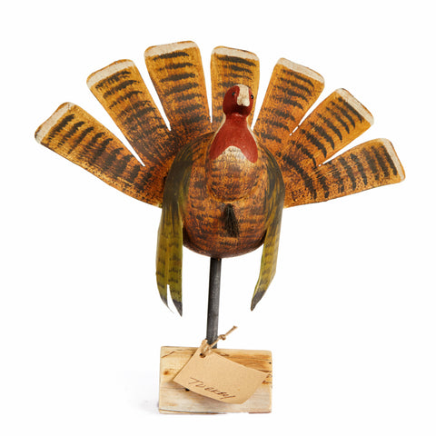 Hand Carved Mini Turkey