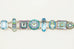 Aquamarine La Dolce Vita Crystal Bracelet by Firefly Jewelry