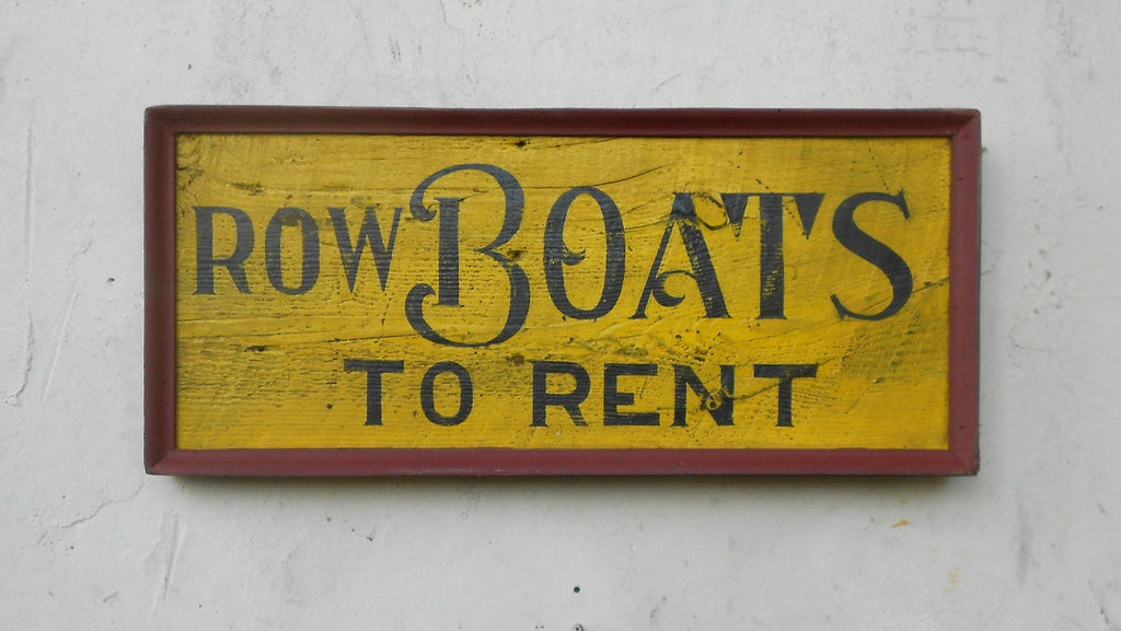Row Boats to Rent Americana Art
