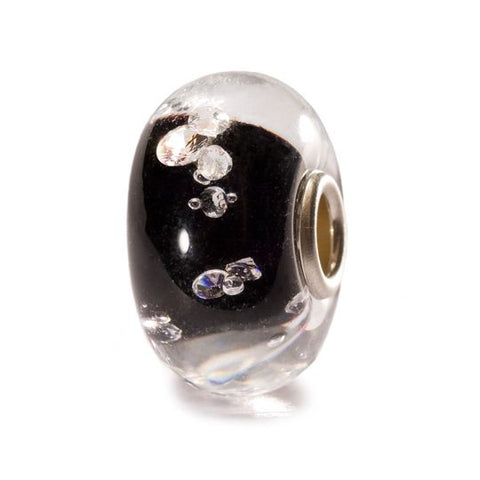 The Diamond Bead, Black by Trollbeads