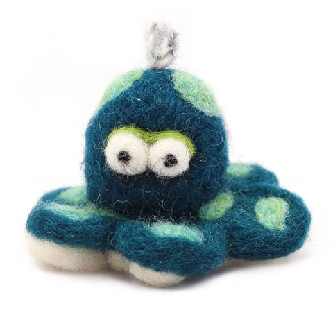 Octopus Woolie Ornament