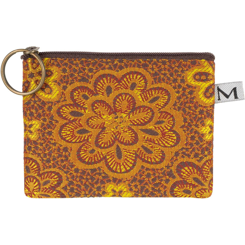 Maruca Coin Purse in Forest Flower Gold