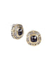 Pedras Collection Omega Clip Stud Earrings in Black by John Medeiros
