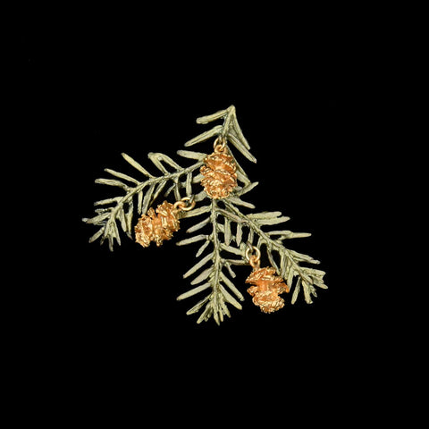 Pine Needle Brooch by Michael Michaud