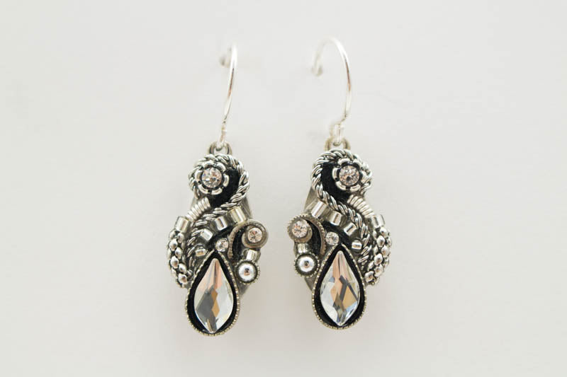 Silver Lily Organic Earrings by Firefly Jewelry
