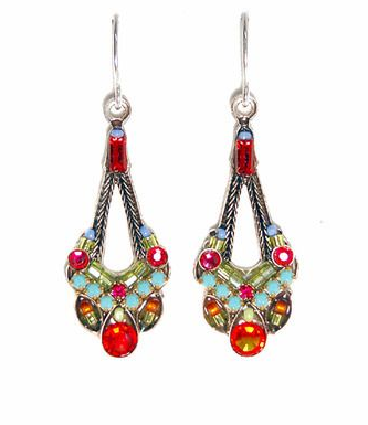 Multi Color Parisian Earrings by Firefly Jewelry