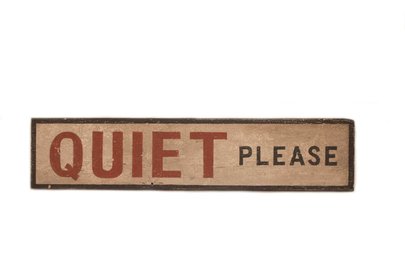 Quiet Please Americana Art