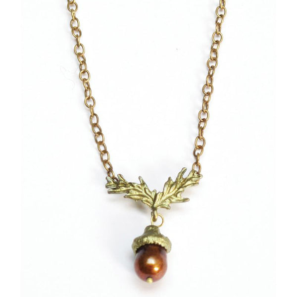 Acorn Chain Necklace by Michael Michaud