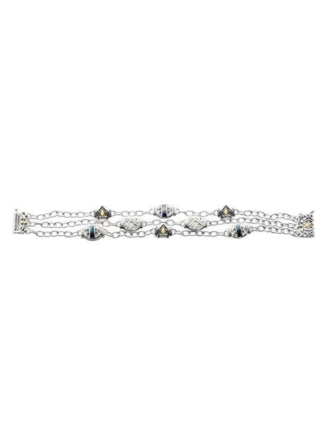 Anvil - Timeless Triple Strand Bracelet by John Medeiros