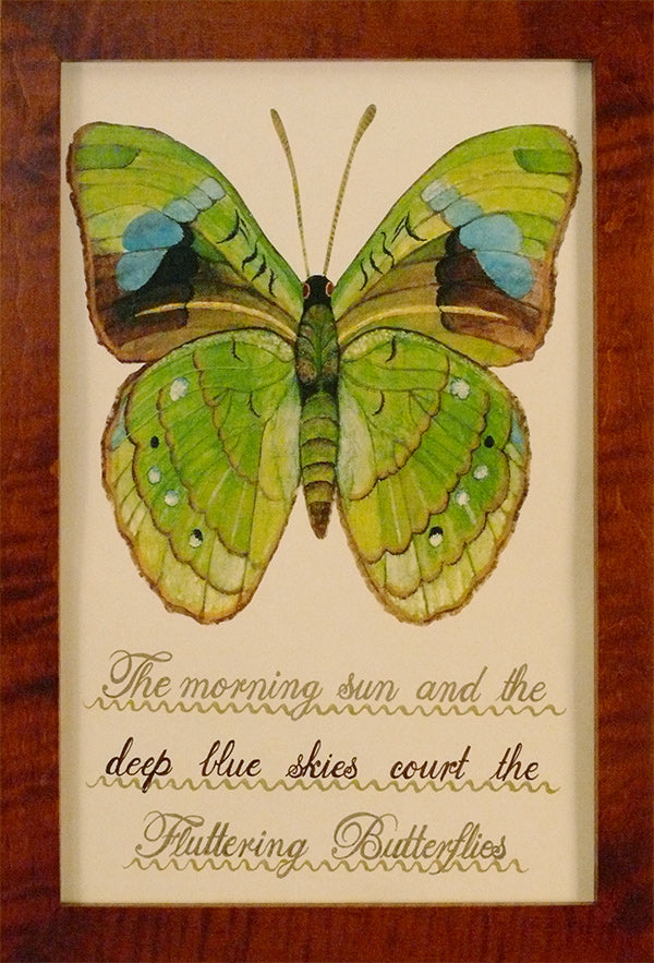 The Morning Sun Butterflies by Susan Daul
