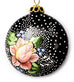 Afternoon Flutter Small Round Ceramic Ornament