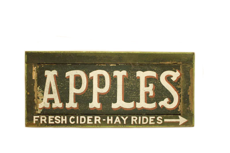 Apples, Fresh Cider, Hay Rides Americana Art